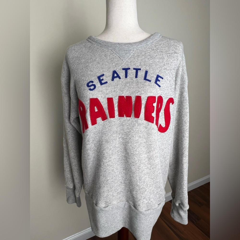 Vintage Seattle Rainiers Crewneck Sweatshirt Made in USA Size S